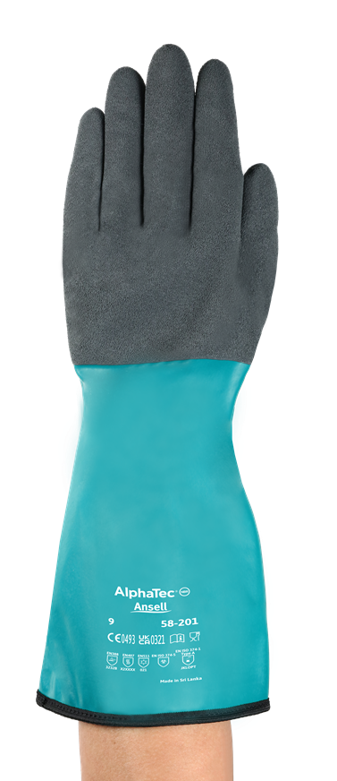 GUANTES ALPHATEC 58-201 DE PROTECCIÓN QUÍMICA Y TÉRMICA