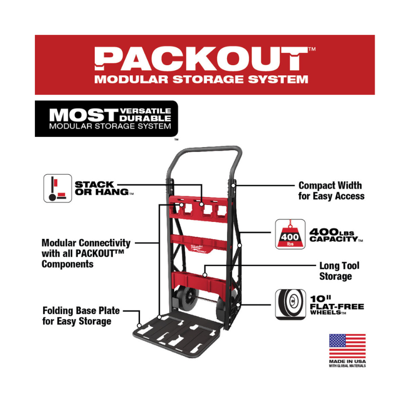 CARRETILLA DE 2 RUEDAS PACKOUT