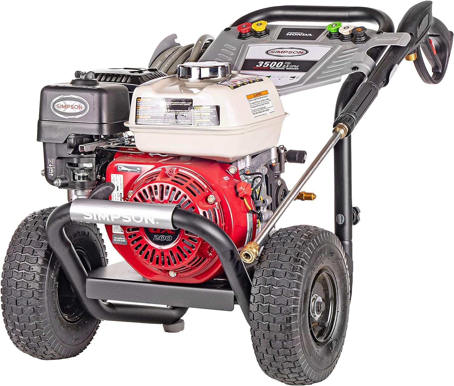 HIDROLAVADORA A GASOLINA DE 3500 PSI A 2.5 GPM CON MOTOR HONDA