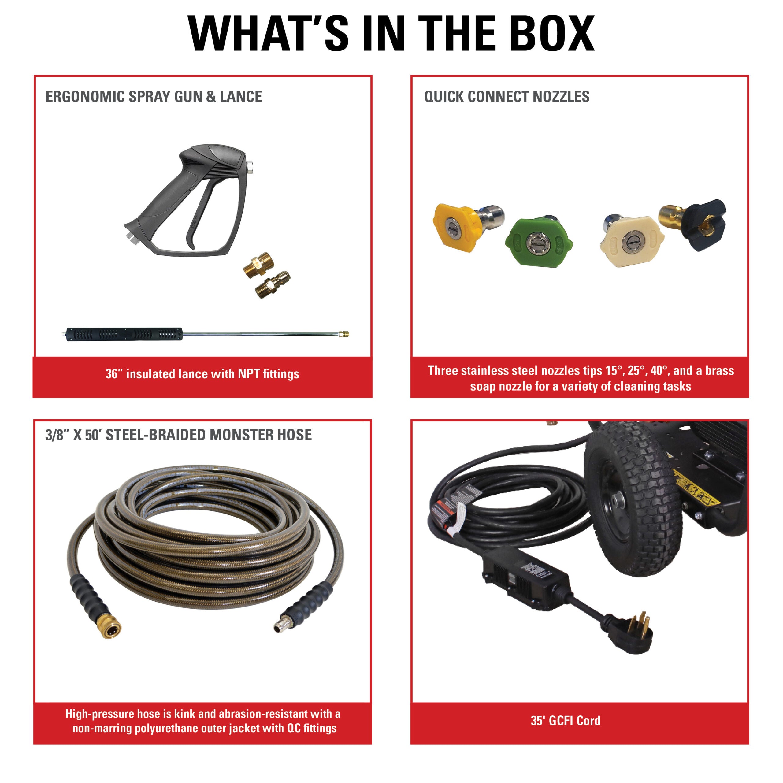 HIDROLAVADORA ELECTRICA DE 2500 PSI - 230V