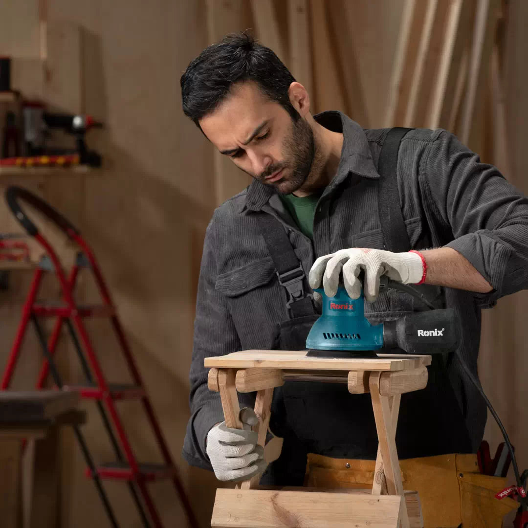 LIJADORA ORBITAL ELECTRICA  125MM DE BASE