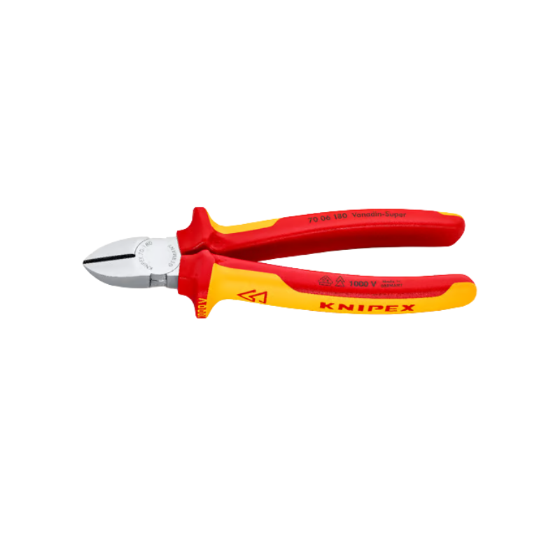 ALICATE CORTE DIAGONAL INDUSTRIAL 7" 1000V CERTIFICADO IEC60900 / ASTM1505