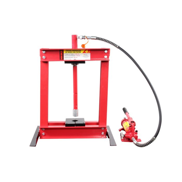 PRENSA HIDRAULICA DE BANCO CAPACIDAD 4T CON PISTON