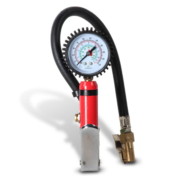 INFLADOR PARA LLANTAS CON MANOMETRO