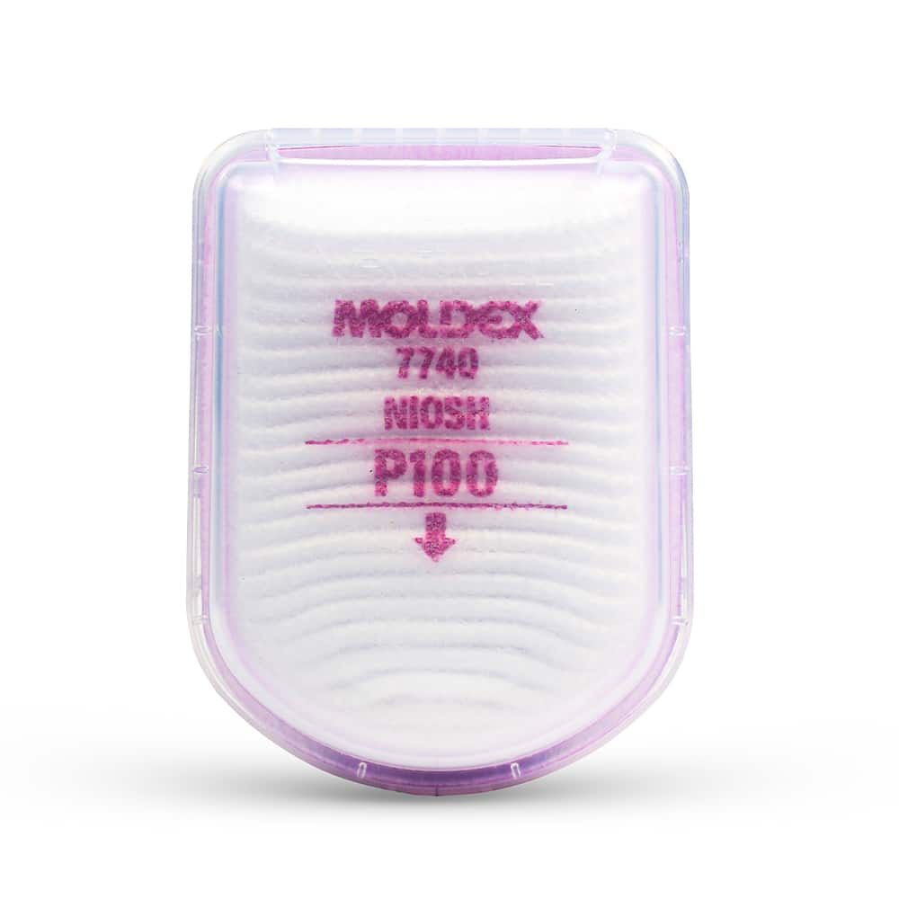 FILTROS P100 SEMI-RECTANGULARES PARA RESPIRADORES REUTILIZABLES DE MEDIO ROSTRO SERIE 7000/7800 Y DE ROSTRO COMPLETO SERIE 9000 (PAR)