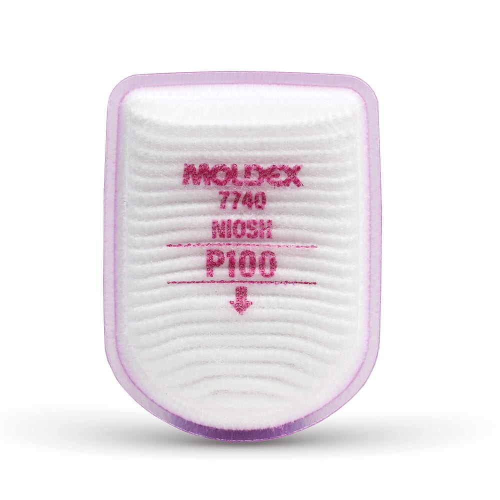 FILTROS P100 SEMI-RECTANGULARES PARA RESPIRADORES REUTILIZABLES DE MEDIO ROSTRO SERIE 7000/7800 Y DE ROSTRO COMPLETO SERIE 9000 (PAR)