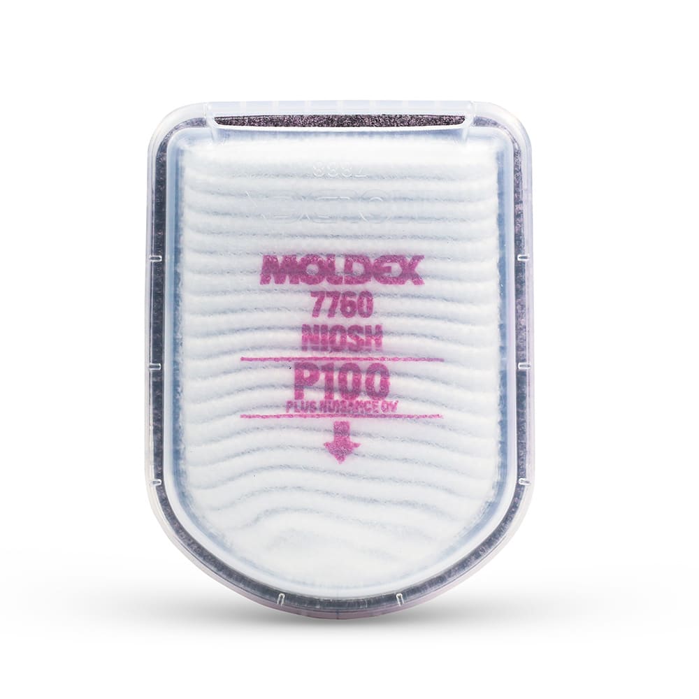 FILTROS P100 SEMI-RECTANGULARES CON CARBON ACTIVADO PARA RESPIRADORES REUTILIZABLES DE MEDIO ROSTRO SERIE 7000/7800 Y DE ROSTRO COMPLETO SERIE 9000 (PAR)