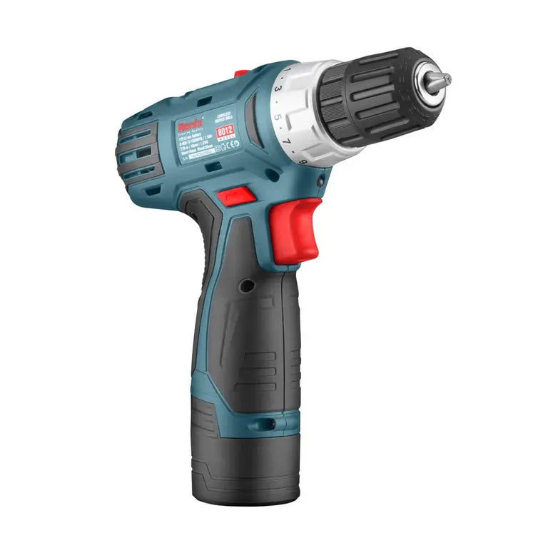 TALADRO ROTATIVO INALAMBRICO 3/8" 21NM C/CARGADOR Y 2 BATERIAS 12V