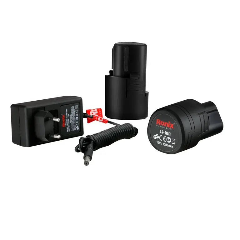 TALADRO ROTATIVO INALAMBRICO 3/8" 21NM C/CARGADOR Y 2 BATERIAS 12V