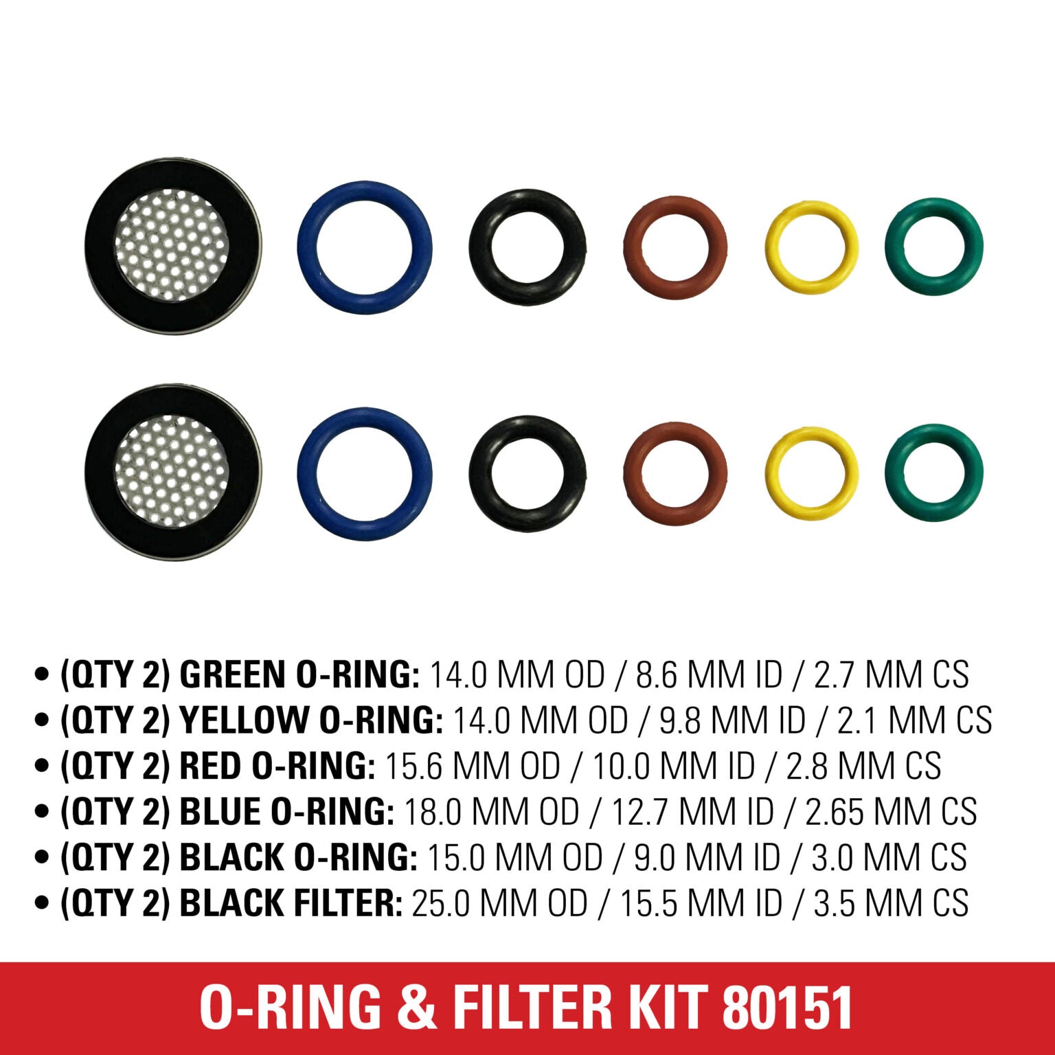 KIT DE FILTROS Y ORINES PARA HIDROLAVADORAS