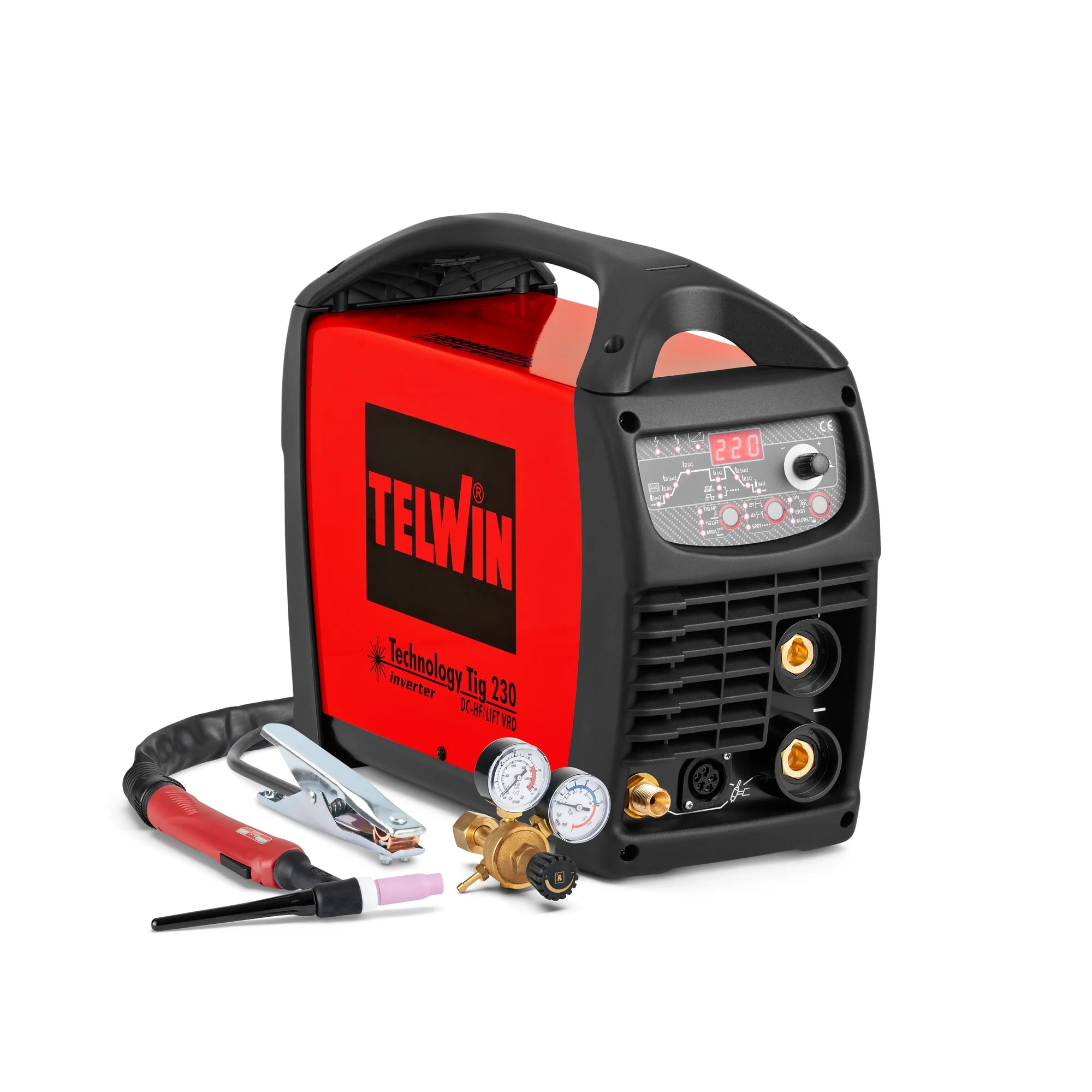 TECHNOLOGY TIG 230 DC- HF/LIFT VRD 230V + CARETA ROUNDVIEW