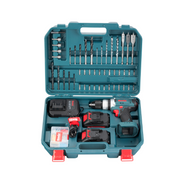 TALADRO ROTATIVO INALAMBRICO 3/8" 35NM ACCESORIOS C/CARGADOR Y 2 BATERIAS 12V