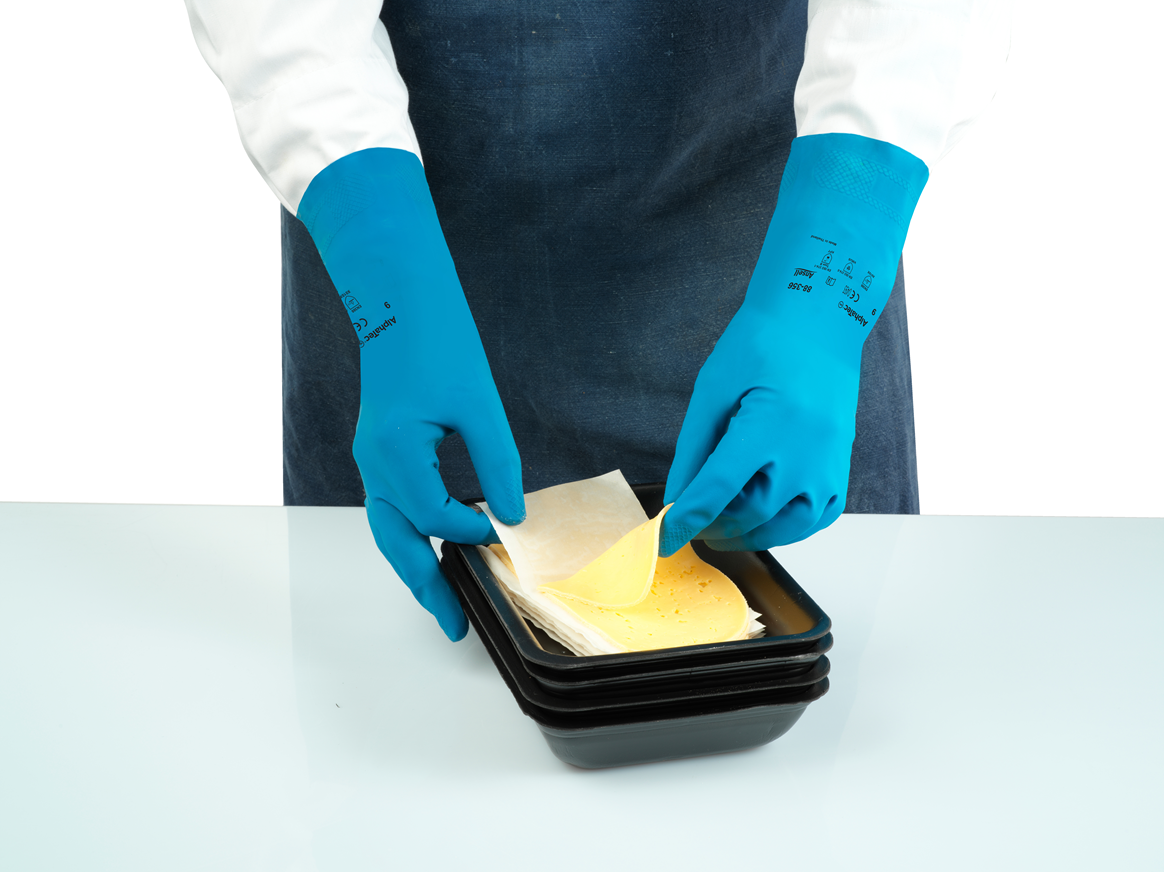 GUANTES ALPHATEC 88-356 ESPESOR 17 MIL, LARGO 12", TALLA 10 (PAR)