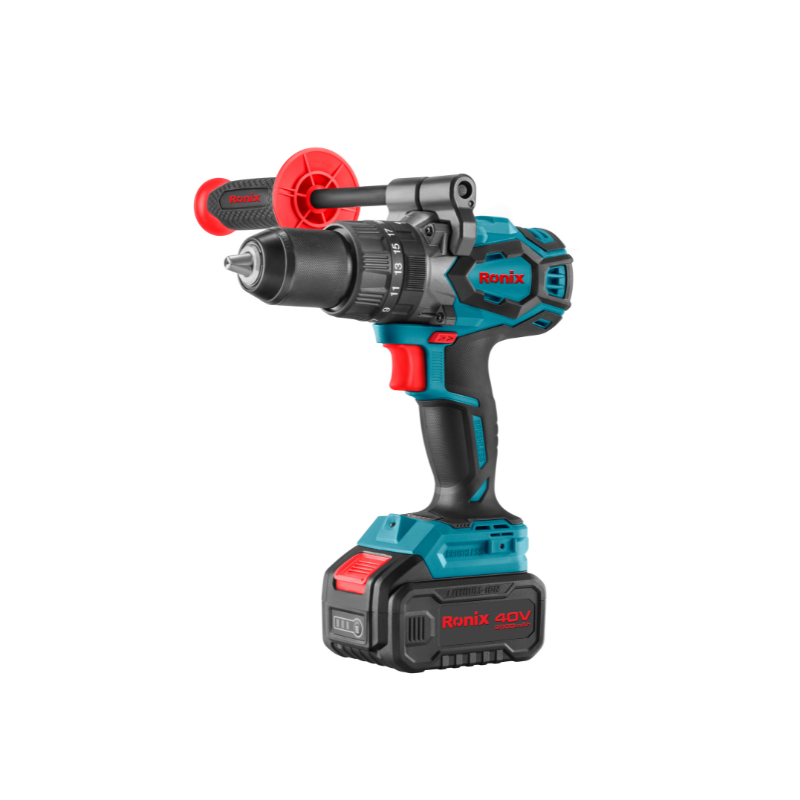 TALADRO PERCUTOR INALAMBRICO 1/2" 150NM 2100RPM C/CARGADOR Y 2 BATERIAS 40V