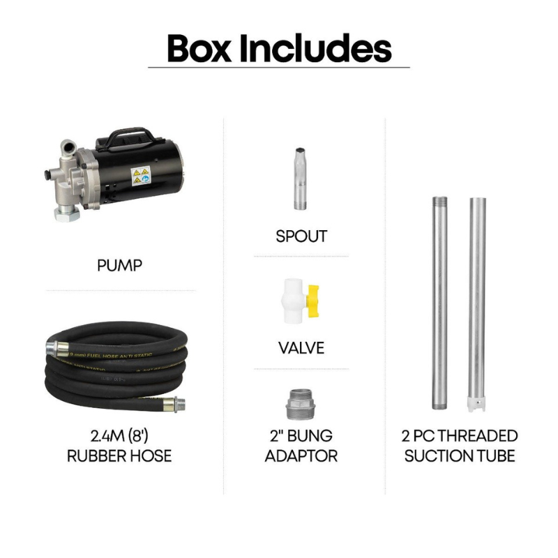 BOMBA DE ACEITE ELÉCTRICA 115V AC, MOTOR 1/2 HP.