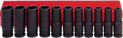 JUEGO DE DADOS IMPACTO LARGOS 11 PZS DR 1/2" MM