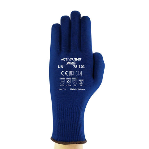 GUANTE DE TEJIDO TÉRMICO AZUL ACTIVARMR TALLA ÚNICA