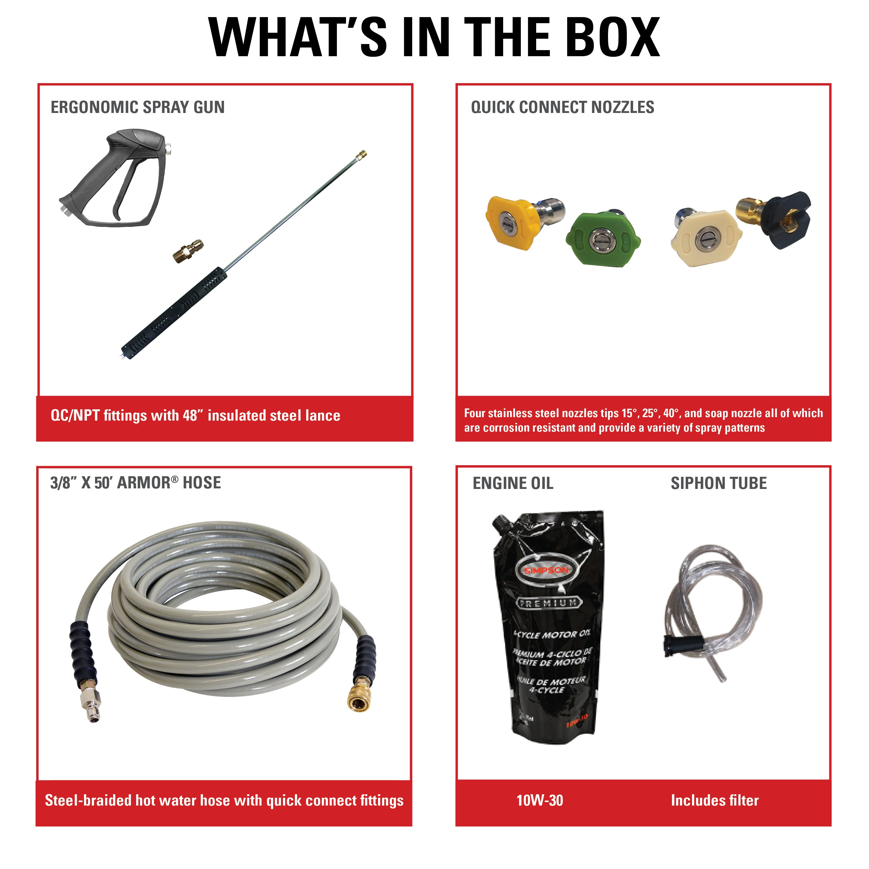 HIDROLAVADORA  A GASOLINA DE AGUA CALIENTE DE 4000 PSI