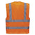 CHALECO HI VIS CON REFUERZO DE MALLA DE ALTA VISIBILIDAD COLOR NARANJA