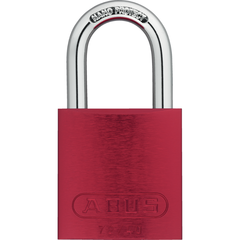 CANDADO MARCA ABUS CON CUERPO DE ALUMINIO 72/40 (KD/ LLAVE EXCLUSIVA)