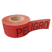 CINTA DE PELIGRO 3" DE 100 M. COLOR ROJO