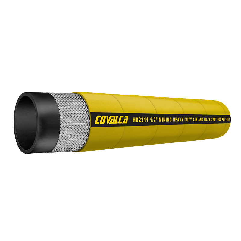 MANGUERA PARA MINERIA, AIRE Y AGUA AMARILLA PARA TRABAJO PESADO 1000 PSI