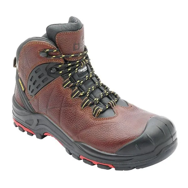 BOTA DE SEGURIDAD MODELO MONTEGO COLOR CAFE