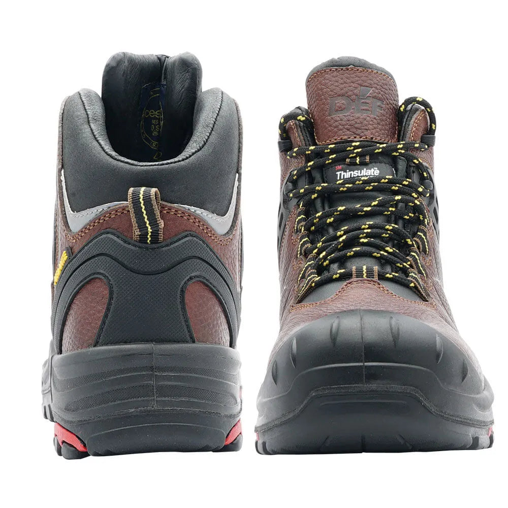 BOTA DE SEGURIDAD MODELO MONTEGO COLOR CAFE