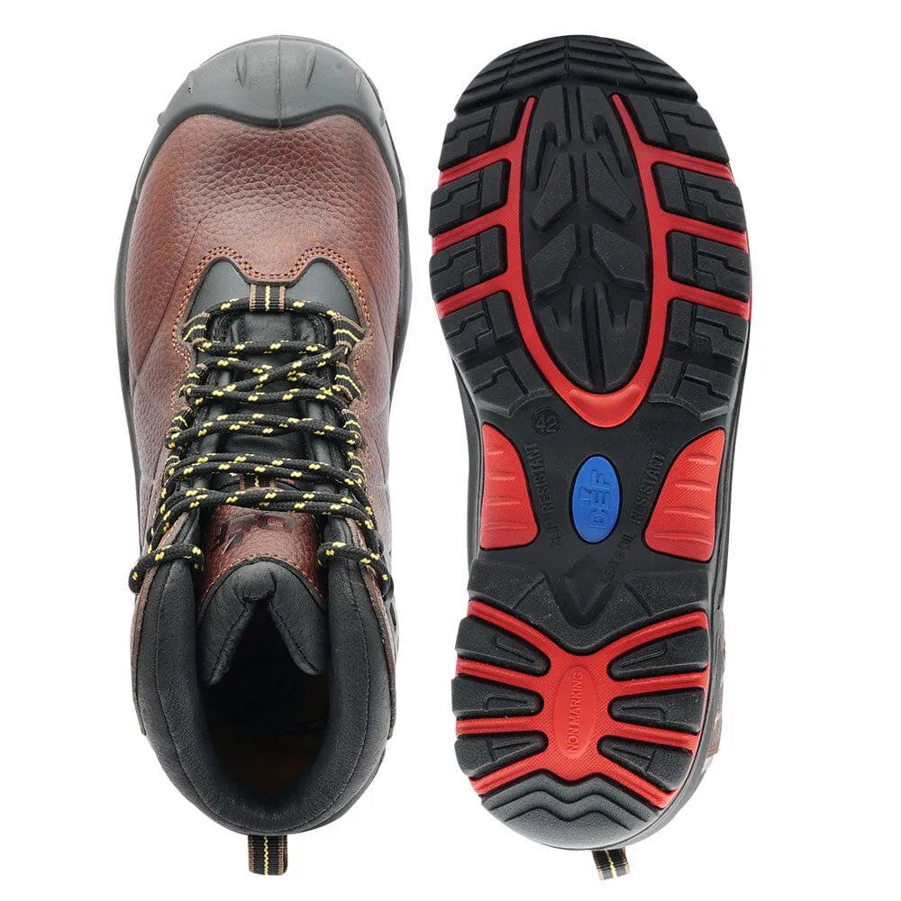 BOTA DE SEGURIDAD MODELO MONTEGO COLOR CAFE