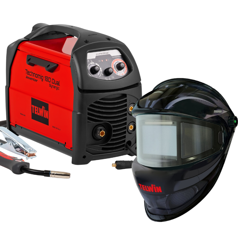 KIT DE SOLDAR INVERTER MULTIPROCESO 230V + CARETA ROUNDVIEW