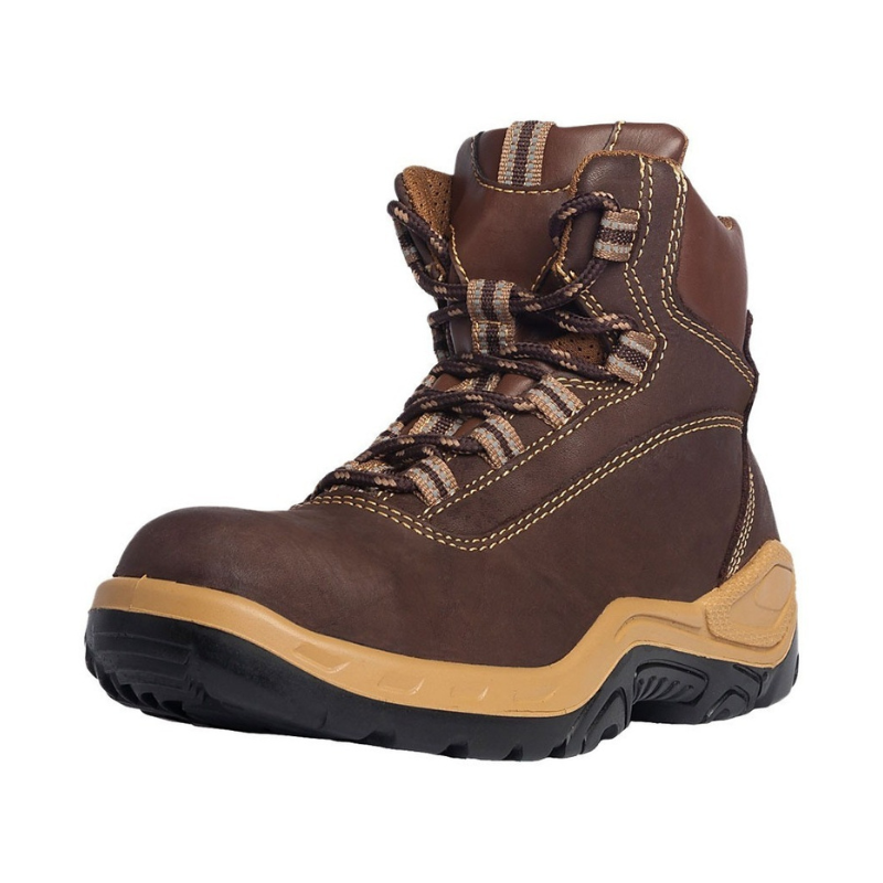 BOTA DE SEGURIDAD SICURA MODELO 537 COLOR CAFÉ