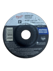 DISCO ABRASIVO CORTE / DESBASTE METAL 4 1/2 X 1/4 X 7/8 T27