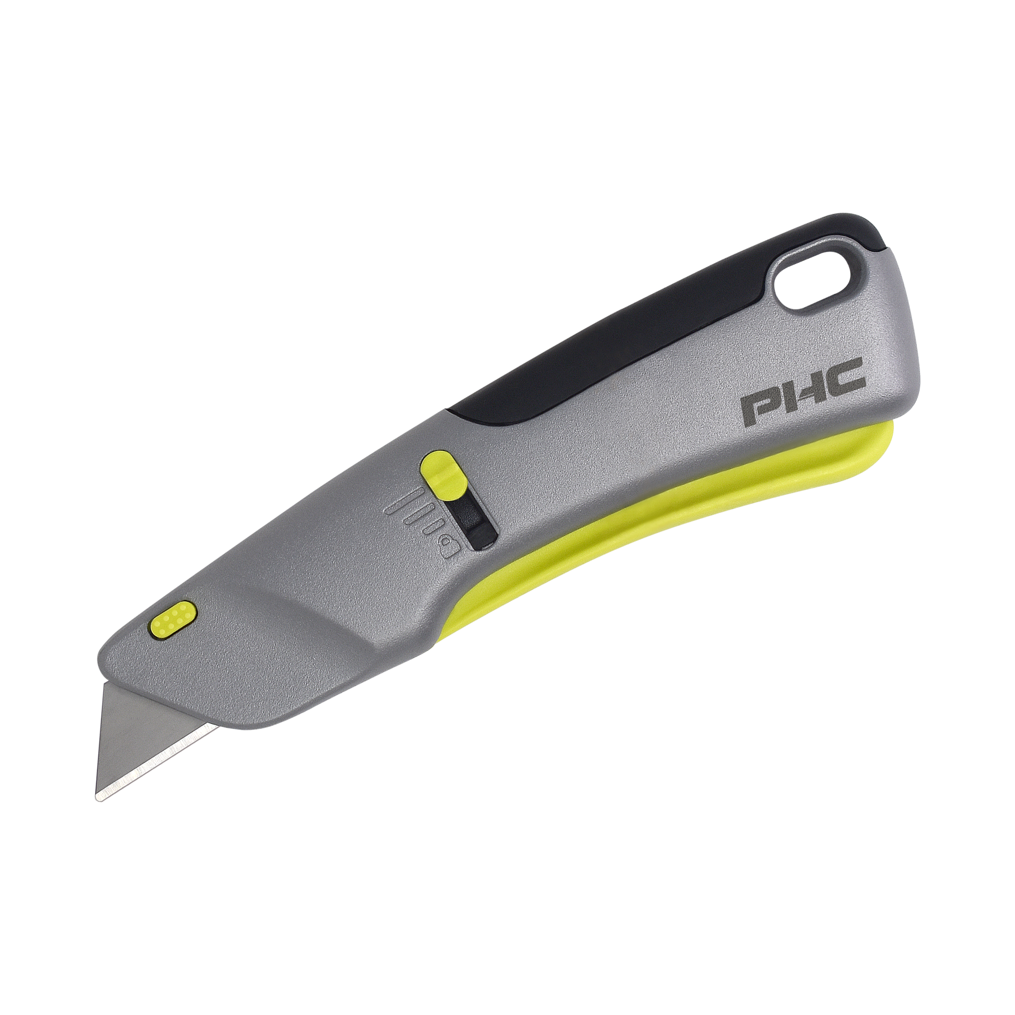 CUCHILLA CARCASA METAL AUTO-RETRACTIL VICTA GATILLO DE APRIETE