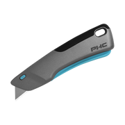 CUCHILLA CARCASA METAL SMART AUTO-RETRACTIL VICTA GATILLO DE APRIETE