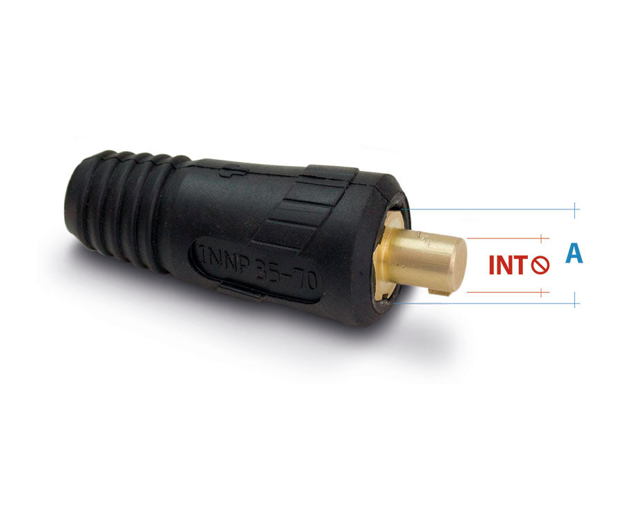 CONECTOR RAPIDO MACHO DINSE 35/50 SWEISS