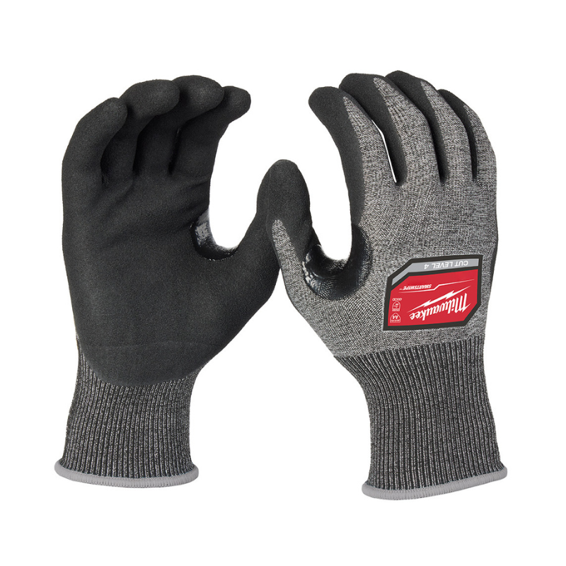 GUANTES RECUBIERTOS DE NITRILO, ALTA DESTREZA, NIVEL 4 DE RESISTENCIA AL CORTE. (PAR)