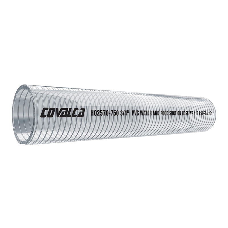 PVC PARA SUCCION DE AGUA Y ALIMENTOS CON REFUERZO DE ALAMBRE