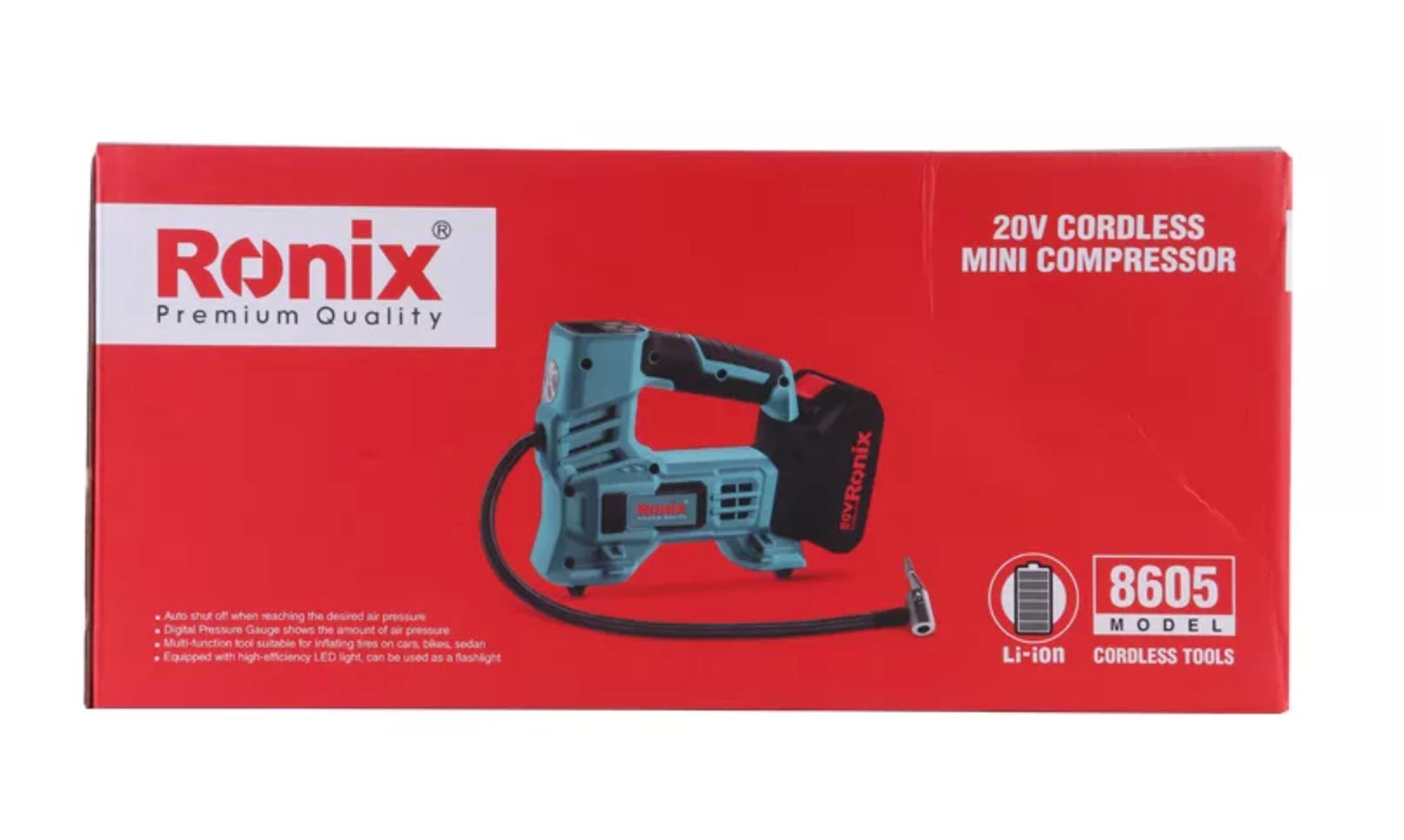 MINI COMPRESOR INALAMBRICO DE 150 PSI , 20V EN KIT