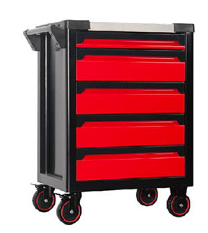 CARRO CON HERRAMIENTAS 222 PZS 5 GAVETAS DADOS Y LLAVES EN MM Y HERRAMIENTA GENERAL