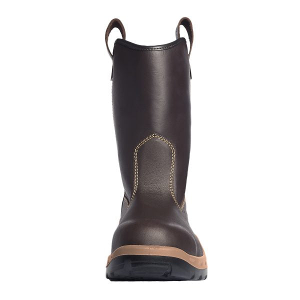 BOTA DE SEGURIDAD SICURA MODELO 683 SOLDADOR COLOR CAFÉ