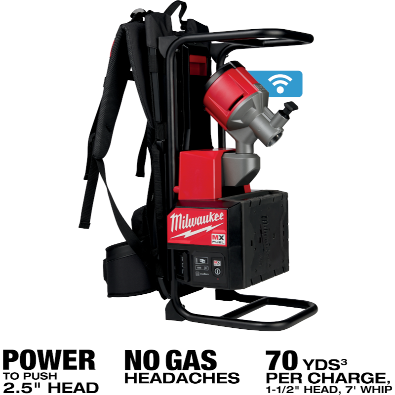 VIBRADOR DE CONCRETO INALAMBRICO MX FUEL EN KIT C/ 2 BATERIAS XC406 CARGADOR Y CONTROL REMOTO