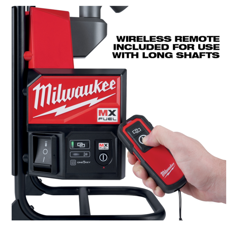 VIBRADOR DE CONCRETO INALAMBRICO MX FUEL EN KIT C/ 2 BATERIAS XC406 CARGADOR Y CONTROL REMOTO