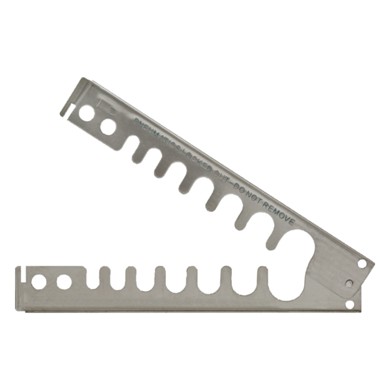 DISPOSITIVO DE BLOQUEO PARA CONEXIONES DE AIRE COMPRIMIDO