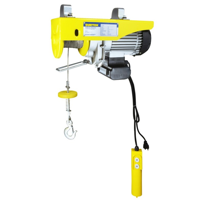 POLIPASTO ELECTRICO DE 1 TONELADA 1700W 110V/1PH/60HZ