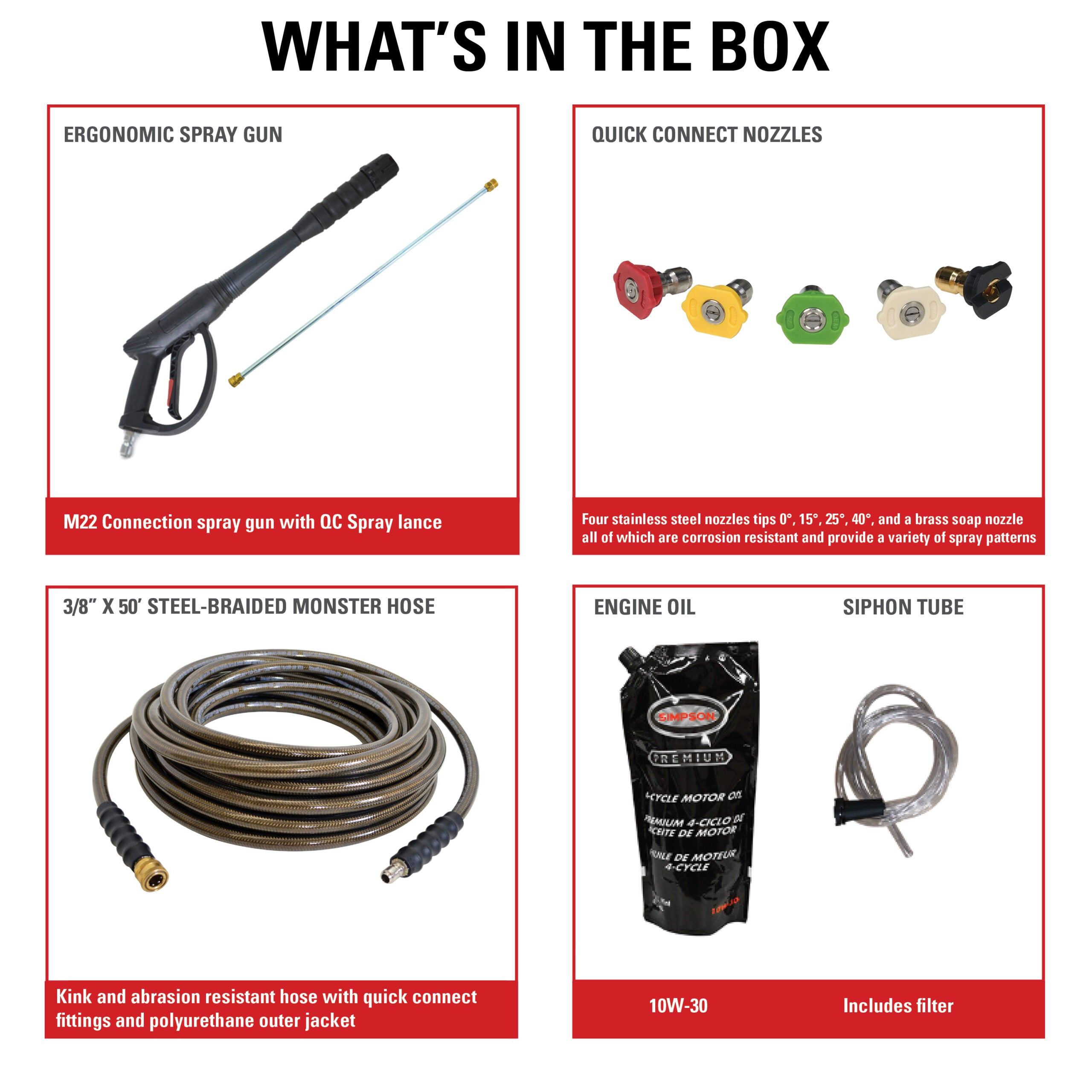 HIDROLAVADORA A GASOLINA DE 4400 PSI