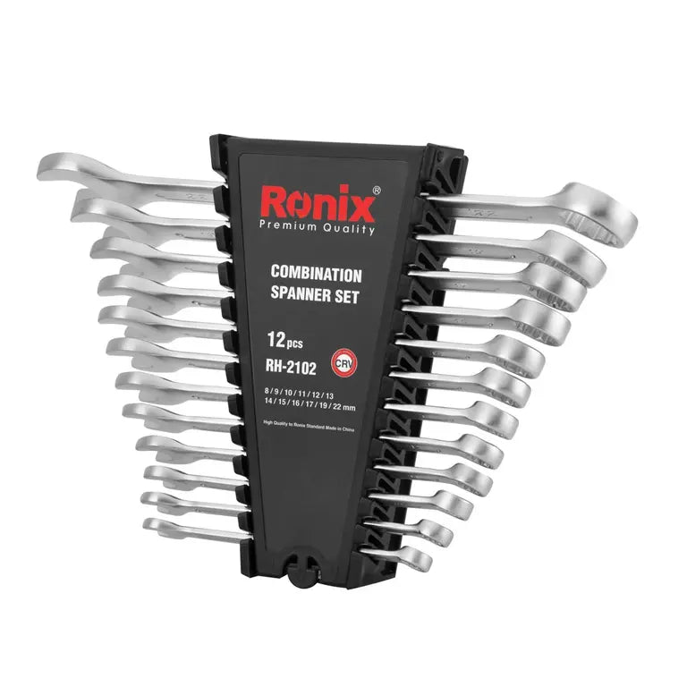 SET DE LLAVES COMBINADAS MM CON RACK DE PLASTICO 12PZS MM