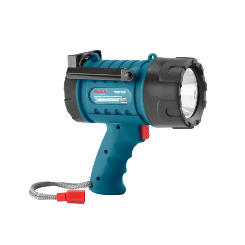 LAMPARA LED TIPO REFLECTOR 1500 LUMENES 380 METROS RECARGABLE