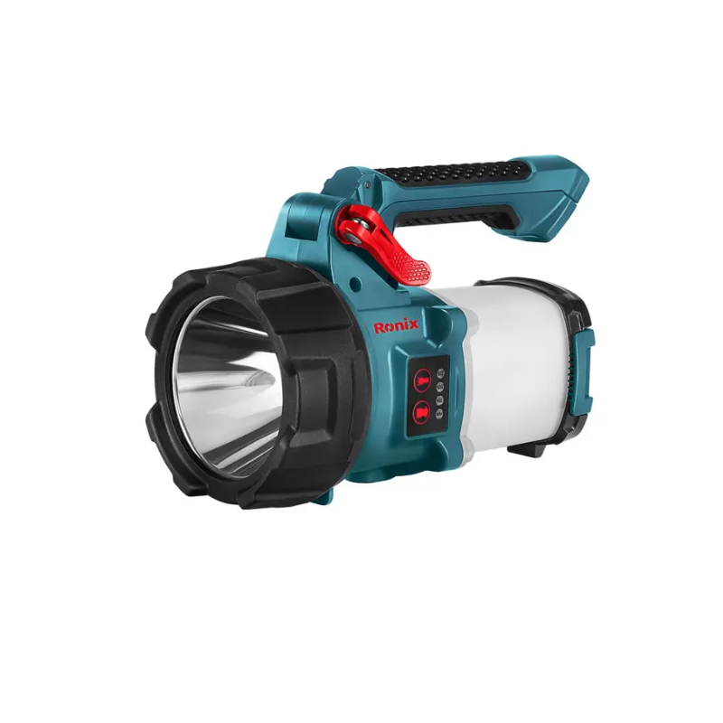 LAMPARA LED TIPO REFLECTOR 1000 LUMENES 380 METROS RECARGABLE