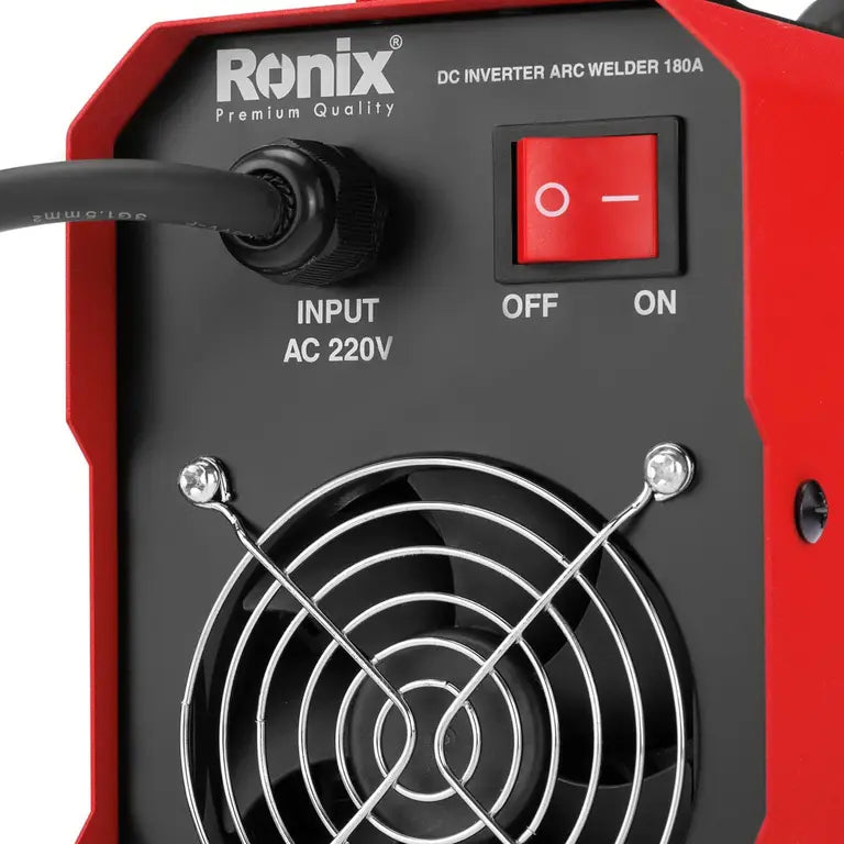 MÁQUINA PARA SOLDAR INVERTER  DC ARC 180A EN KIT C/CARETA MANUAL