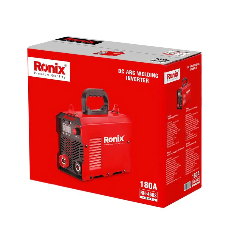 MÁQUINA PARA SOLDAR INVERTER  DC ARC 180A EN KIT C/CARETA MANUAL